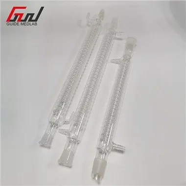 Laboratorní skleněný kondenzátor 400 mm