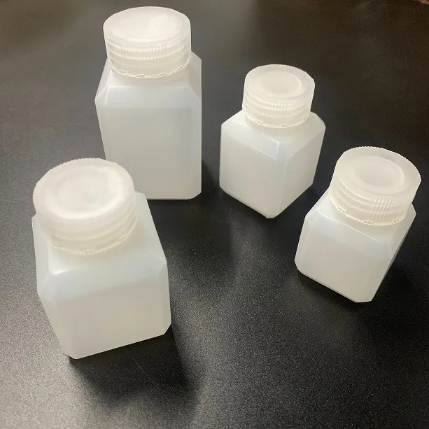 Clear Plastic Square Bottles